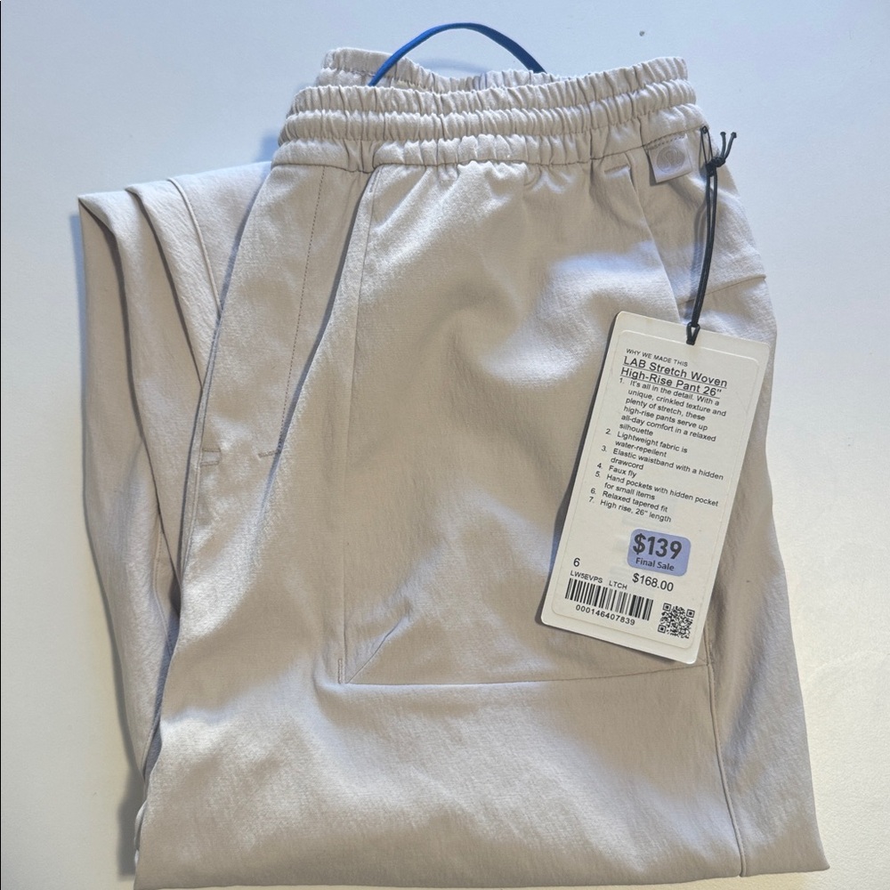 Lululemon Lab Stretch Woven Hi Rise Joggers